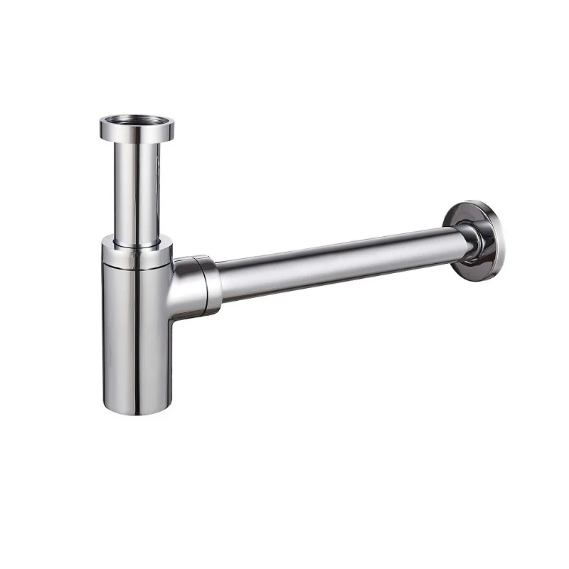 Сифон для умивальника Koer BT-01-01 1 1/4'' (KR3407) хром 