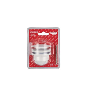 Донний клапан для умивальника Koer PW-01-03 1 1/4'' (KR3402) кнопка 
