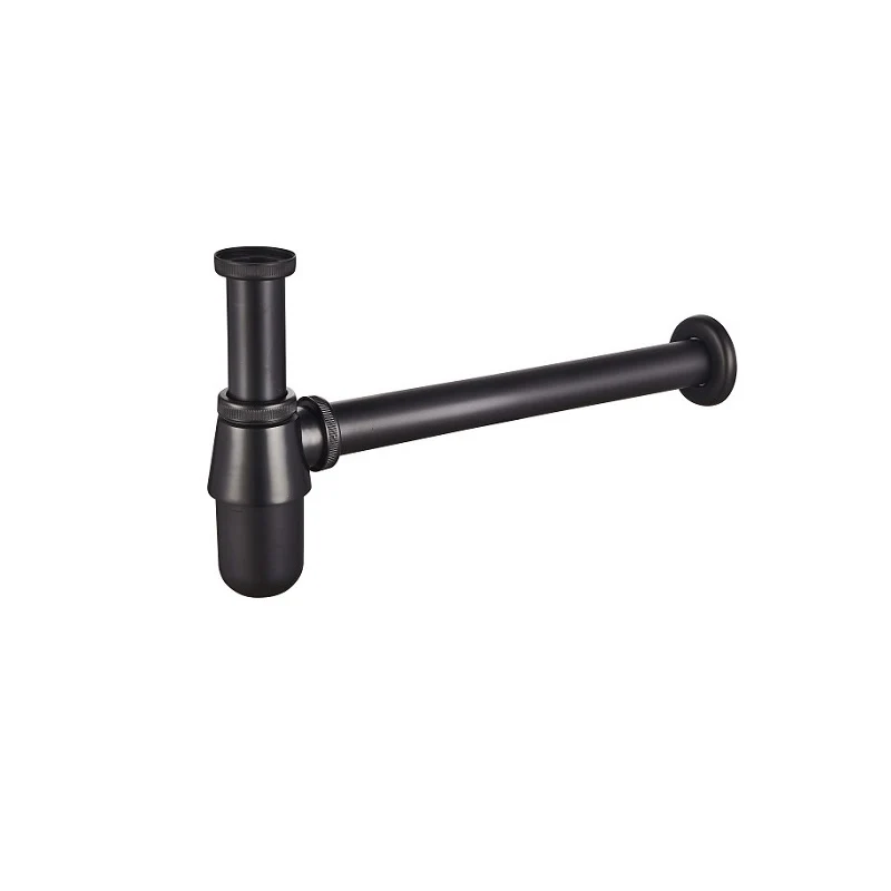 Сифон для умивальника Mixxus Siphon-01 Black 1 1/4'' (MI6143) чорний 