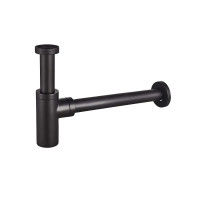 Сифон для умивальника Koer BT-01-05 1 1/4'' (KR3410) чорний  