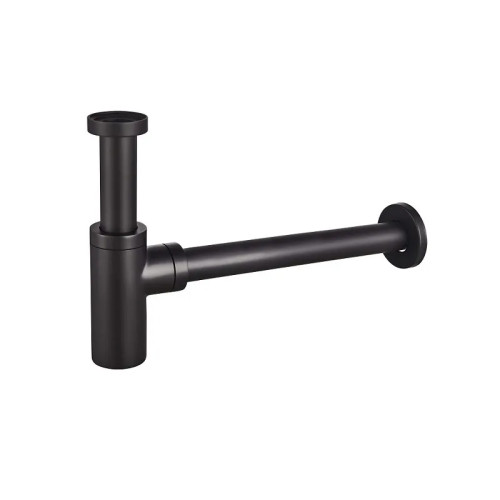 Сифон для умивальника Koer BT-01-05 1 1/4'' (KR3410) чорний  