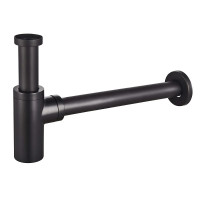 Сифон для умивальника Champion Siphon-02 Black 1 1/4'' чорний 