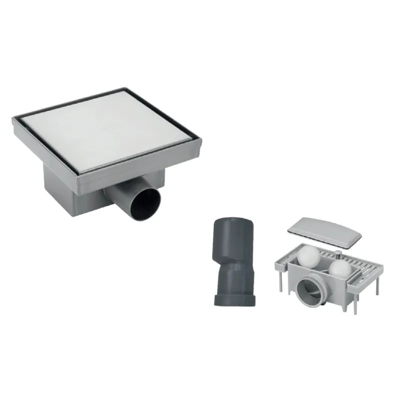 Душовий трап Koer FD30-S150 SUS304 (AC0684) 150x150мм нержавіюча сталь 