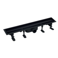 Душовий трап MIXXUS DRAIN-06-30 BLACK  (MI6526) 70x300мм платиск 