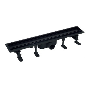 Душовий трап MIXXUS DRAIN-06-30 BLACK  (MI6526) 70x300мм платиск 