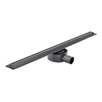 Душовий трап Mixxus Drain-05-70-Slim Black SUS304 (MI6170) 30x700 мм, нержавіюча сталь 