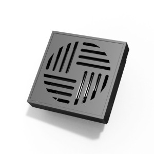 Душовий трап ASG 18 GREY SS304L Hydro (100x100 мм)  з гідрозатвором