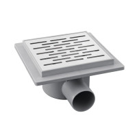 Душовий трап ASG 22 INOX SS304L Hydro (150x150 мм) з гідрозатвором