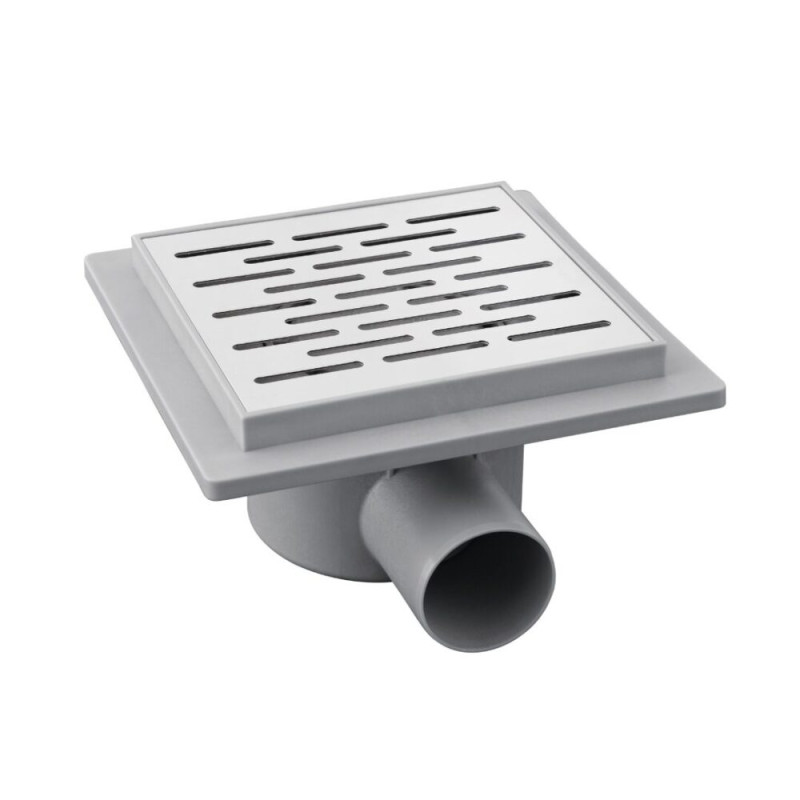 Душовий трап ASG 22 INOX SS304L Hydro (150x150 мм) з гідрозатвором