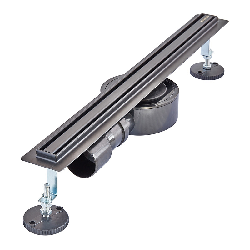 Душевой трап Mixxus Drain-05-50-Slim Black SUS304 (MI6168) 30x500мм, нержавеющая сталь