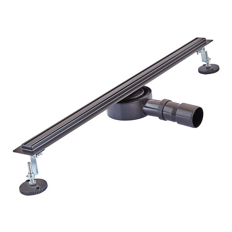 Душевой трап Mixxus Drain-05-70-Slim Black SUS304 (MI6170) 30x700 мм, нержавеющая сталь