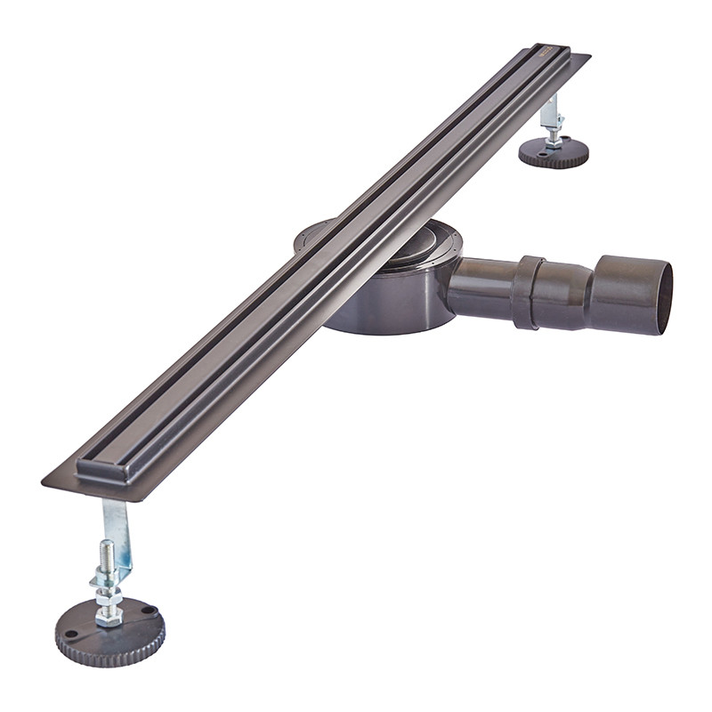 Душовий трап Mixxus Drain-05-80-Slim Black SUS304 (MI6171) 30x800мм, нержавіюча сталь 