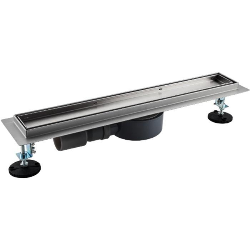 Душевой трап OCEAN 4 нержавеющая сталь 70*600мм двусторонний 