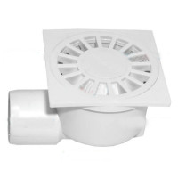 Душовий трап Waterstal (YS 425) Ø50,150*150 мм, бічне відведення, пластиковий 