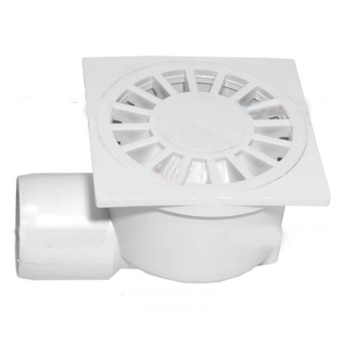 Душевой трап Waterstal (YS 425) Ø50,150*150 мм, боковой отвод, пластиковый 