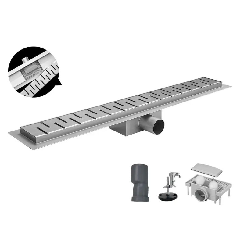 Душовий трап Koer FD05-70x600 SUS304 (AC0709) нержавіюча сталь  