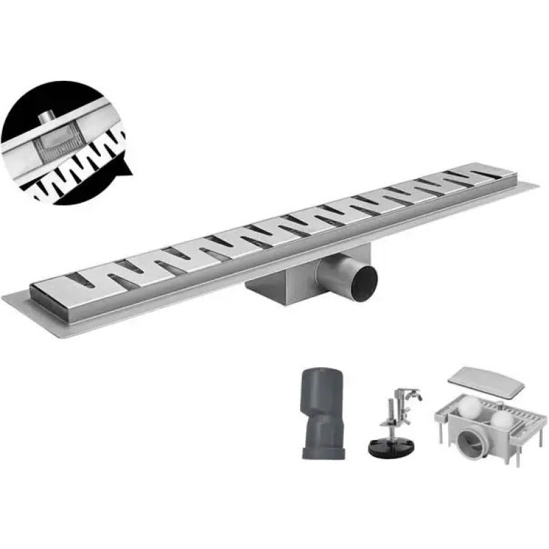 Душовий трап Koer FD06-70x600 SUS304 (AC0713) нержавіюча сталь  