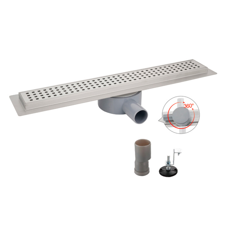 Душевой трап Koer FD02-70x800 SUS304 70x800мм (AC0688) нержавеющей стали