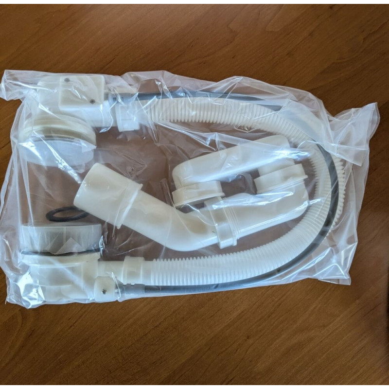 Сифон для ванны Koer BD-04-05 1 1/2'' без ревизии, полуавтоматический с переливом