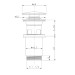 Донный клапан для раковины Zerix BV-01 1 1/4'' СLICK-СLACK с переливом, автоматический, хром