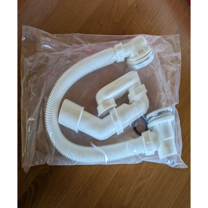 Сифон для ванни Koer BD-03-01 1 1/2'' Click-Clack без ревізії, автоматичний з переливом 