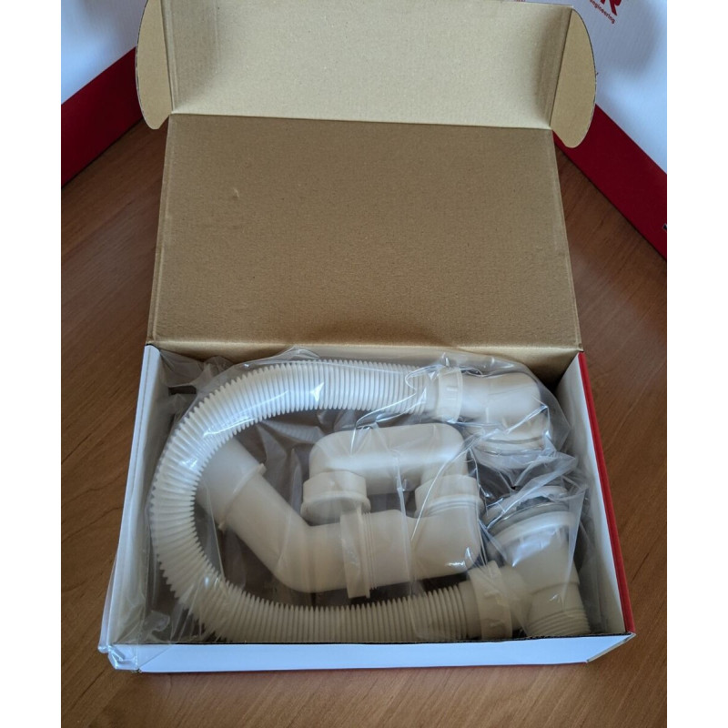 Сифон для ванни Koer BD-03-01 1 1/2'' Click-Clack без ревізії, автоматичний з переливом 