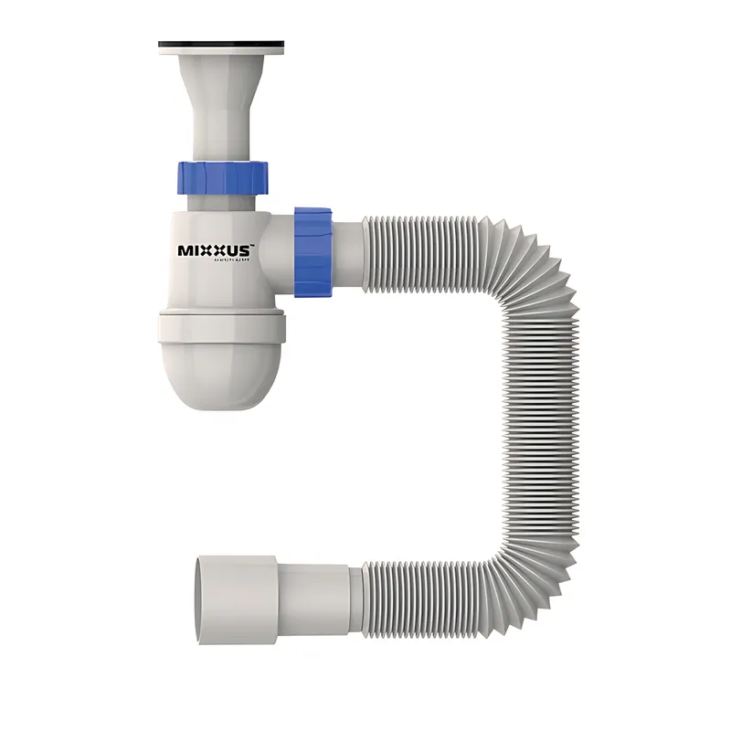 Сифон для умивальника Mixxus SU-02-A 1 1/2"x40 з литим випуском 