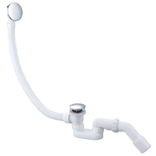 Сифон для ванни Koer BD-03-01 1 1/2'' Click-Clack без ревізії, автоматичний з переливом 