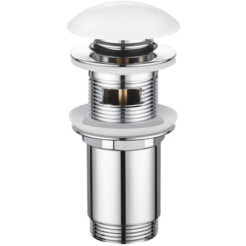 Донний клапан для раковини Koer PW-07-11 1 1/4''  СLICK-СLACK  з переливом автоматичний 