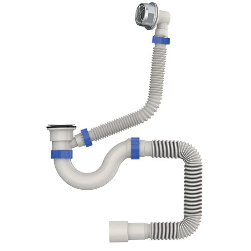 Сифон для ванни Mixxus SV-03-A 1 1/2" прямоточний з пластиковим випуском та переливом Сифон для ванни Mixxus SV-03-A 1 1/2" прямоточний з пластиковим випуском та переливом