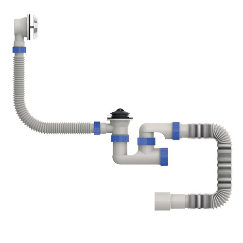 Сифон для ванни Mixxus SV-02-A 1 1/2" з ревізією, випуском та переливом Сифон для ванни Mixxus SV-02-A 1 1/2" з ревізією, випуском та переливом