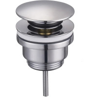 Донний клапан для раковини Zerix BV-03 1 1/4'' СLICK-СLACK універсальний, хром 