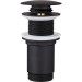 Донний клапан для раковини Koer PW-08-05 1 1/4'' СLICK-СLACK без переливу автоматичний, чорний 