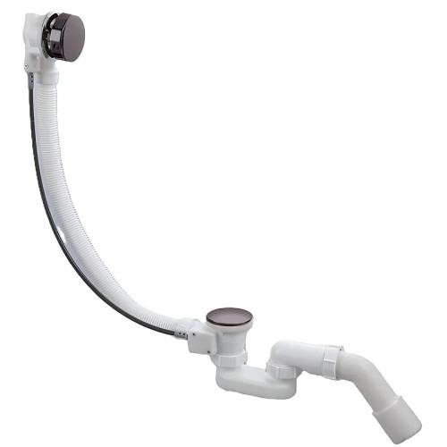 Сифон для ванны Koer BD-04-07 1 1/2'' без ревизии, полуавтоматический с переливом