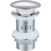 Донный клапан для раковины Zerix BV-02 1 1/4''СLICK-СLACK без перелива автоматический