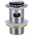 Донный клапан для раковины Zerix BV-05 1 1/4''СLICK-СLACK с автоматическим переливом, хром