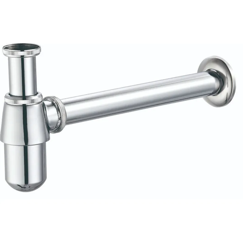 Сифон для раковины Champion SIPHON-01 1 1/4'' без выпуска и ревизии, хром