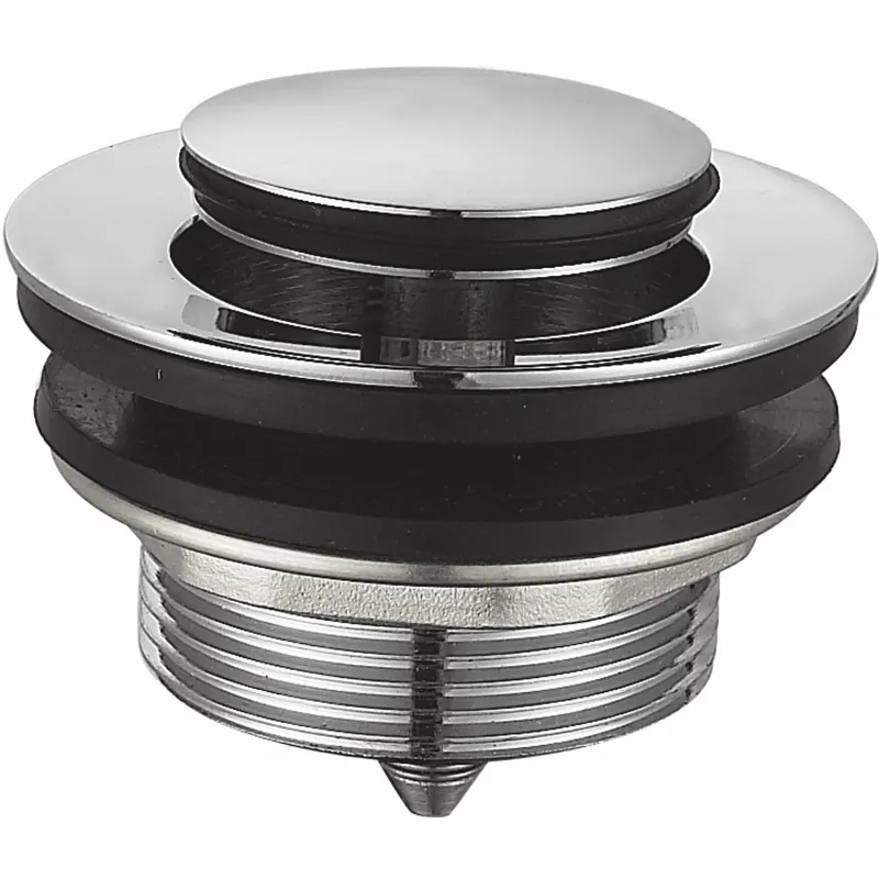 Донный клапан для ванны Zerix BV-07 1 1/2'' СLICK-СLACK автоматический, хром