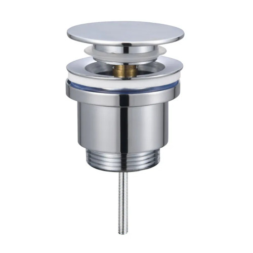 Донний клапан для раковини Koer PW-11-01 1 1/4'' СLICK-СLACK універсальний, хром 