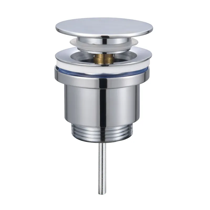 Донний клапан для раковини Koer PW-11-01 1 1/4'' СLICK-СLACK універсальний, хром 