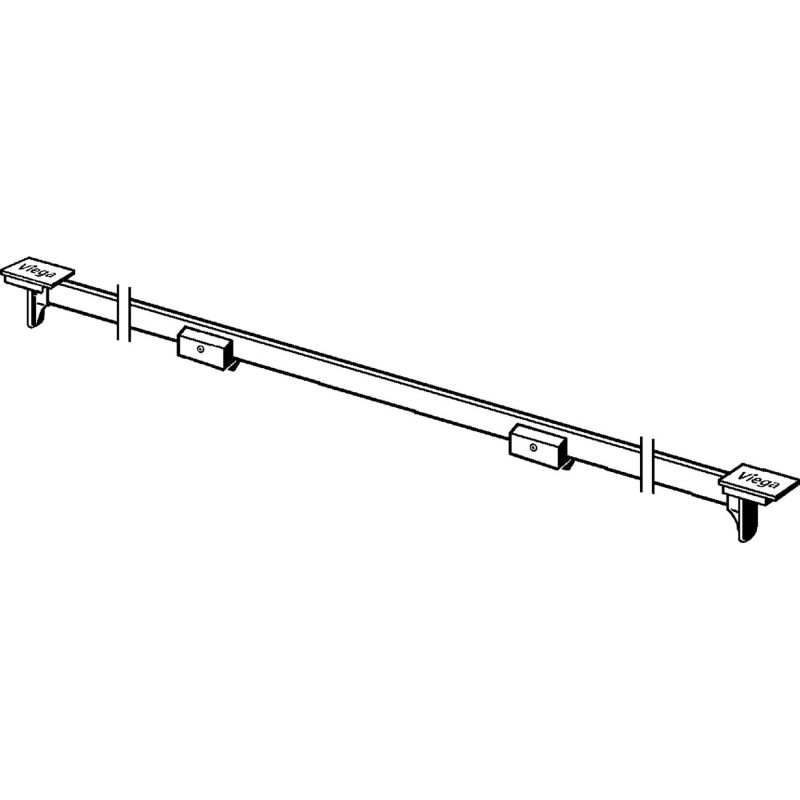 Декоративная накладка в душевой лоток VIEGA 711870 черная 