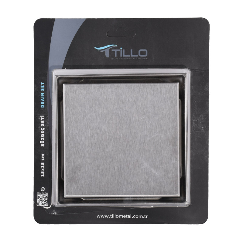 Душевой трап TILLO TM131-15 150*150 мм