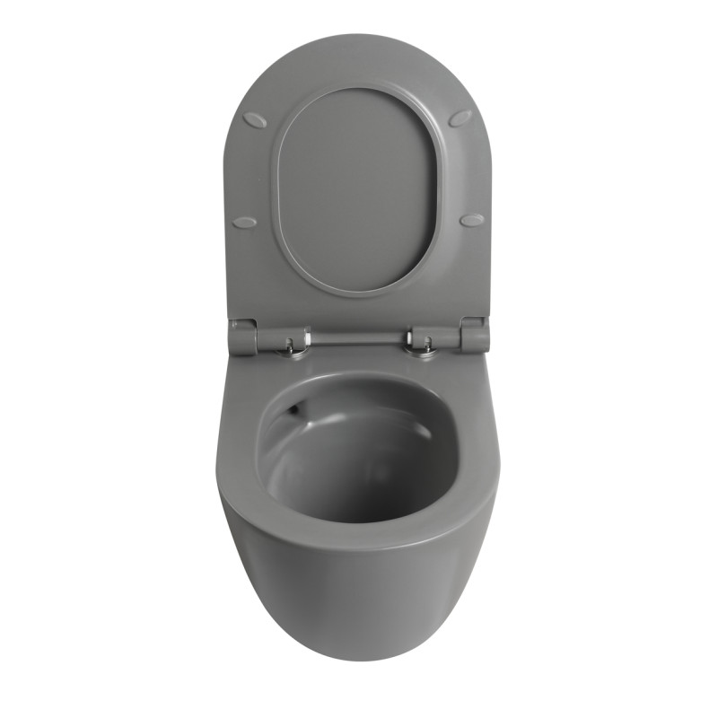 Унитаз Mixxus Premium ELLIPSE-0308-T3 GRAY TORNADO 3.0, 490x360x360mm, подвесной