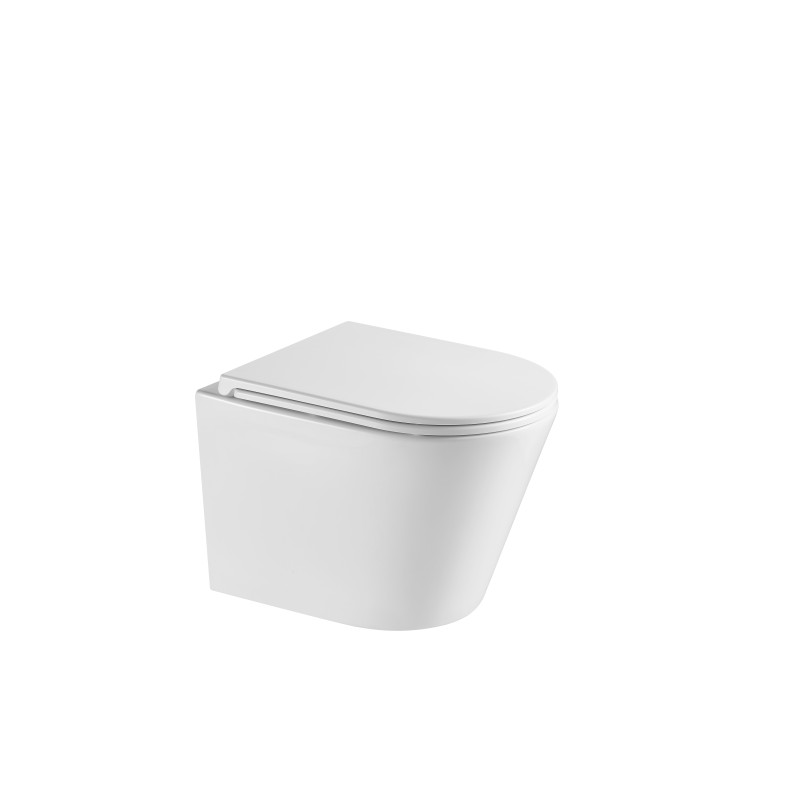 Унитаз Mixxus Premium Bevel-0301-R RIMLESS, 515x355x365mm, подвесной