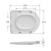Унитаз Mixxus WAVE-0405-R RIMLESS, 630х350х795mm, компакт