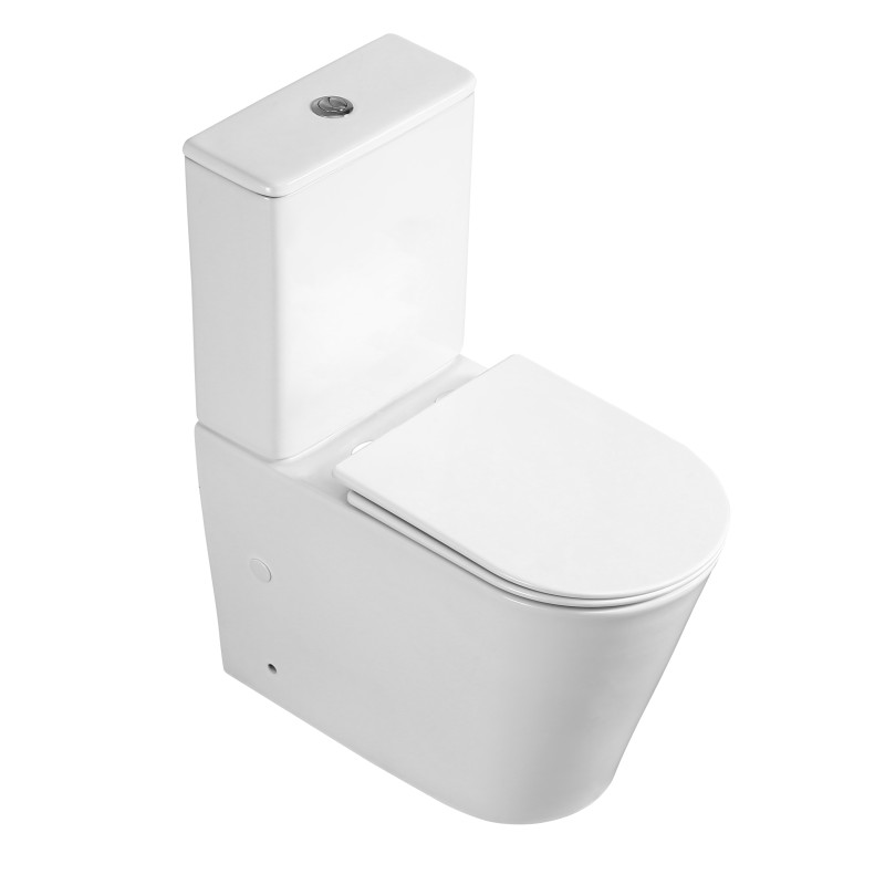 Унитаз Mixxus BEVEL-0407-T1 TORNADO 1.0, 630х350х795mm, компакт
