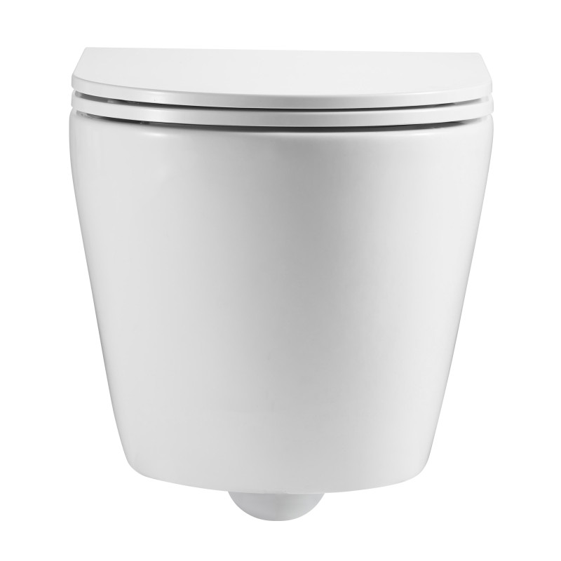 Унитаз Mixxus Premium Ellipse-0301-R Rimless, 495x365x365mm, подвесной