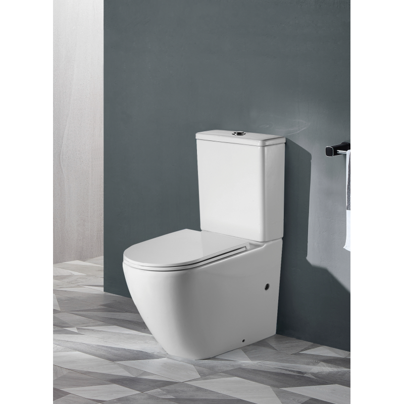 Унитаз Mixxus Premium Ellipse-0401-T1 TORNADO 1.0, 630x390x840mm, компакт