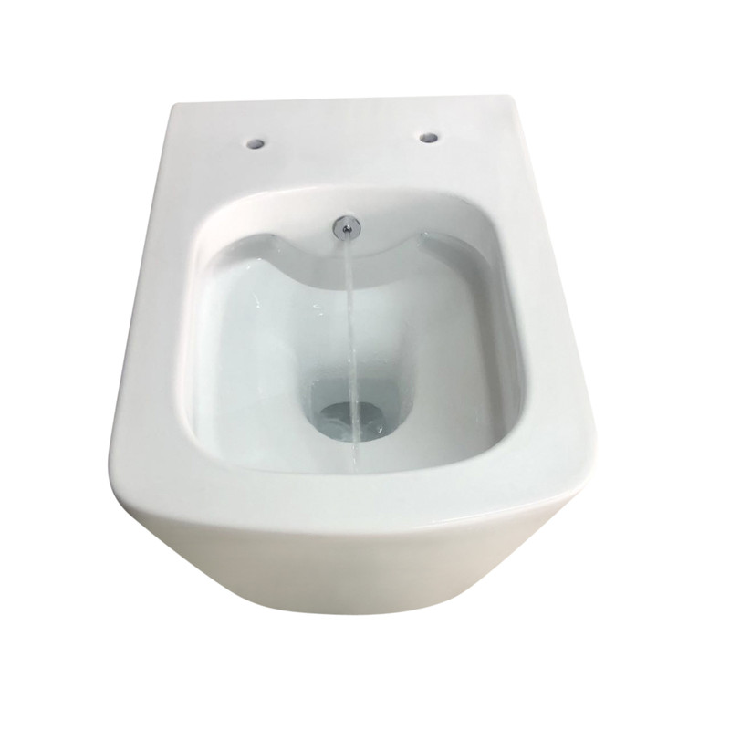 Унитаз-биде Mixxus Premium QUADRO-1301-R RIMLESS, 510x350x345mm, подвесной