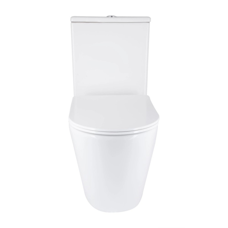 Унитаз Mixxus BEVEL-0404-T3 TORNADO 3.0, 660х360х800mm, компакт